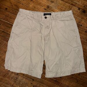 Banana Republic flat front tan 36 business casual shorts